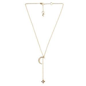 Lili Claspe 14k Gold Filled Rope the Moon Lariat NWT
